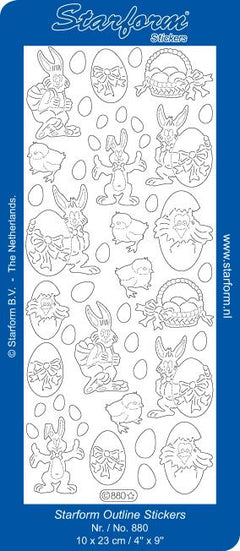 Deco Stickers - Easter Bunny-1