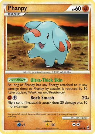 Phanpy 66/95 - Call of Legends Reverse Holofoil-1