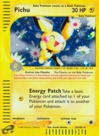Pichu (22)/165 - Expedition Reverse Holofoil-1