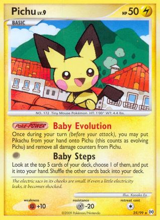 Pichu 25/99 - Arceus Reverse Holofoil-1