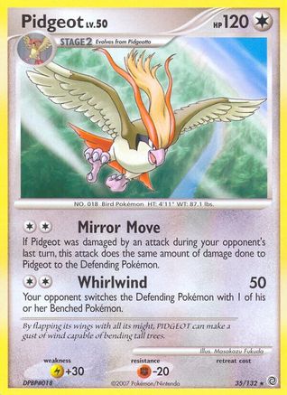 Pidgeot/132 - Secret Wonders Reverse Holofoil-1