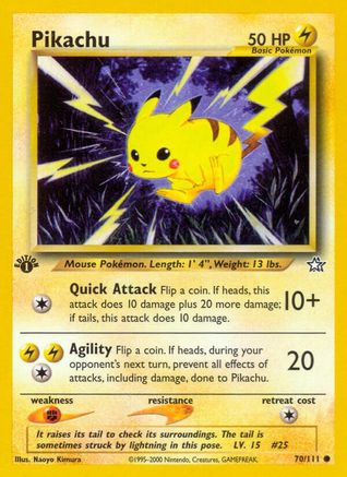 Pikachu 70/111 - Neo Genesis Unlimited-1