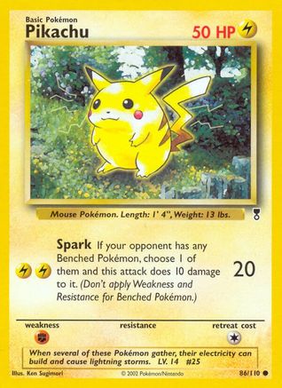 Pikachu 86/110 - Legendary Collection-1