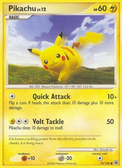 Pikachu 70/100 - Majestic Dawn Reverse Holofoil-1
