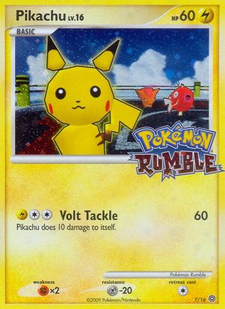 Pikachu/16 - Rumble Holofoil-1