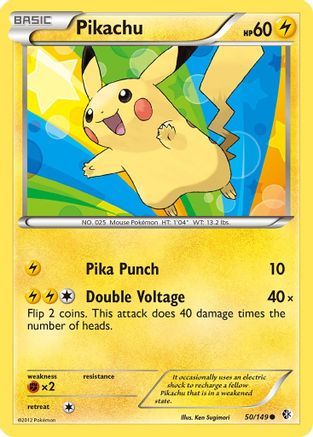 Pikachu 50/149 - Boundaries Crossed Reverse Holofoil-1