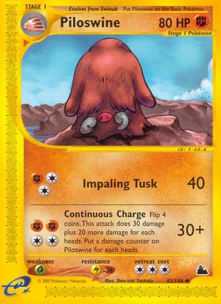 Piloswine (43)/144 - Skyridge-1