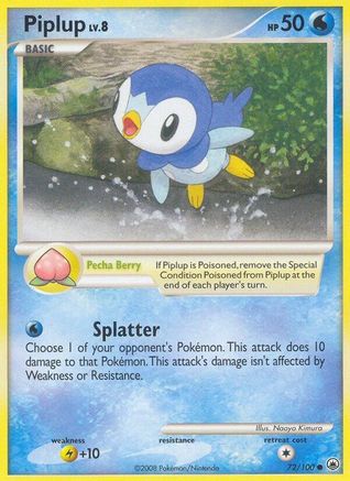Piplup (72)/100 - Majestic Dawn-1
