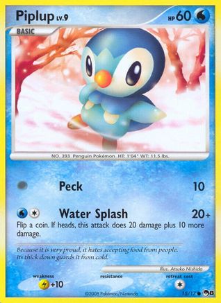 Piplup 15/17 - POP Series 8-1