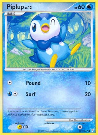 Piplup 121/147 - Supreme Victors Reverse Holofoil-1