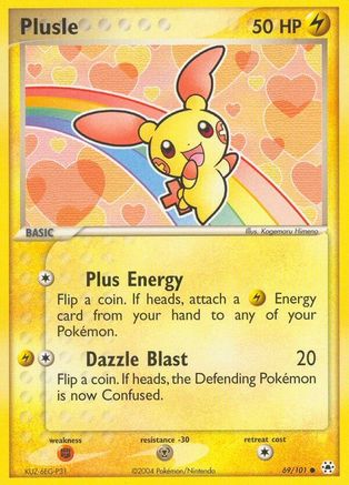 Plusle 69/101 - Hidden Legends Reverse Holofoil-1