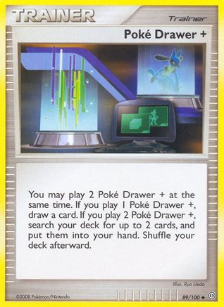 Poke Drawer + 89/100 - Stormfront Reverse Holofoil-1