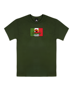 Thrasher X Toy Machine 'Hecho' Tee - Forest Green-1