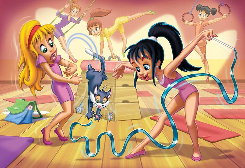 Eurographics Go Girls Go! Gymnastics 100-Piece Puzzle - Ages 5+-2