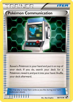 Pokemon Communication 99/114 - Black and White-1