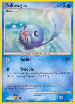Poliwag 114/146 - Legends Awakened Reverse Holofoil-1