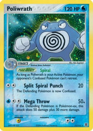 Poliwrath/112 - FireRed & LeafGreen Holofoil