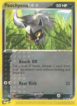 Poochyena - 64/109 64/109 - Ruby and Sapphire-1