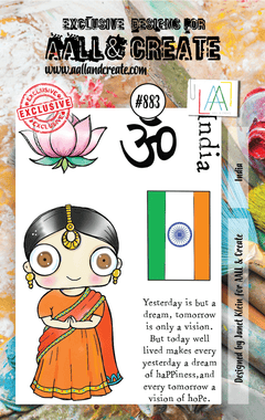 AALL and Create Stamp Set -883 - India-1