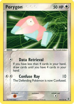Porygon/112 - FireRed & LeafGreen Reverse Holofoil-1