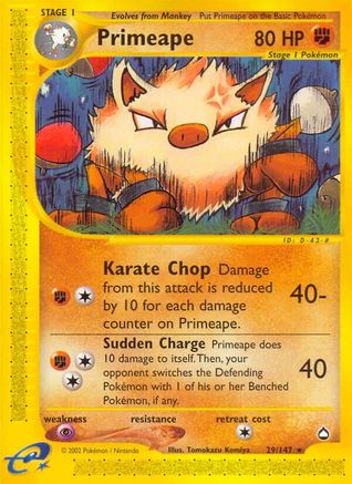 Primeape/147 - Aquapolis-1