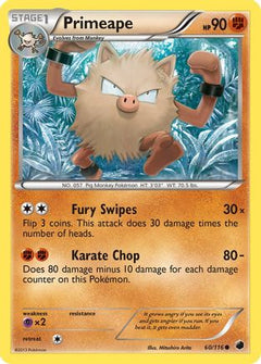 Primeape 60/116 - Plasma Freeze Reverse Holofoil-1