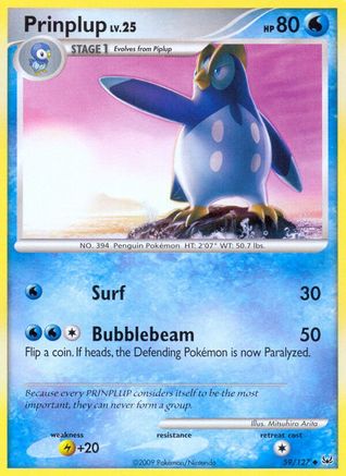 Prinplup/127 - Platinum Reverse Holofoil-1
