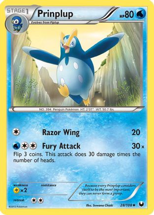 Prinplup/108 - Dark Explorers Reverse Holofoil-1