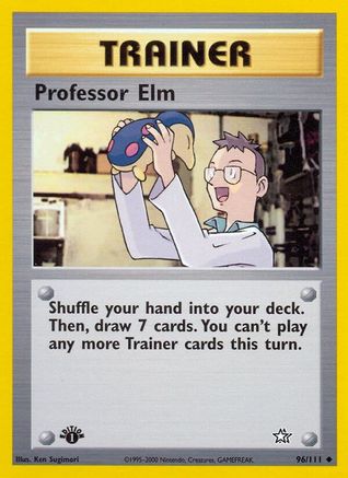 Professor Elm 96/111 - Neo Genesis 1st Edition-1