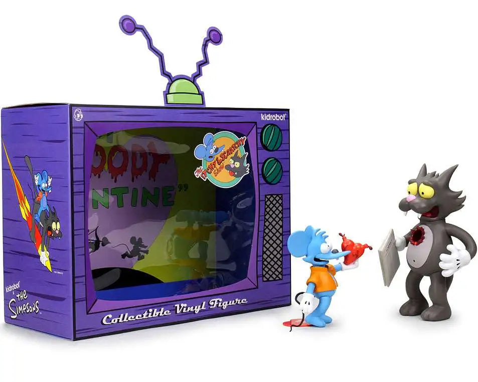 The Simpsons – Itchy & Scratchy Medium Vinyl Figures (UPC: 883975158040)