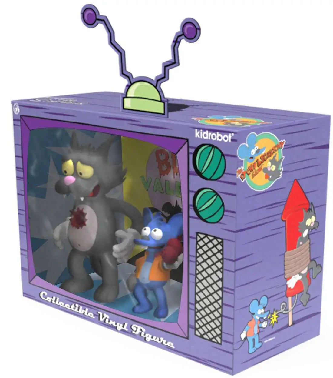 The Simpsons – Itchy & Scratchy Medium Vinyl Figures (UPC: 883975158040)