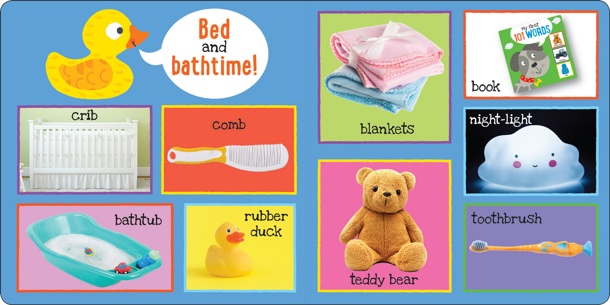 Peter Pauper Press - My First 101 WORDS Board Book - Ages 0+-6