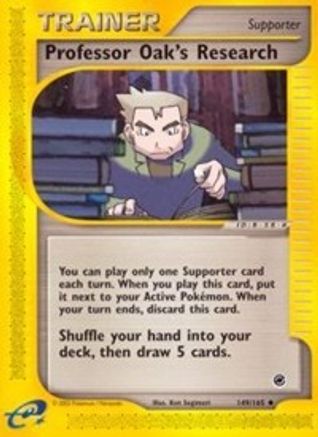 Professor Oak's Research 149/165 - Expedition Reverse Holofoil-1