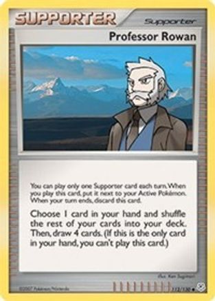 Professor Rowan/130 - Diamond and Pearl Reverse Holofoil