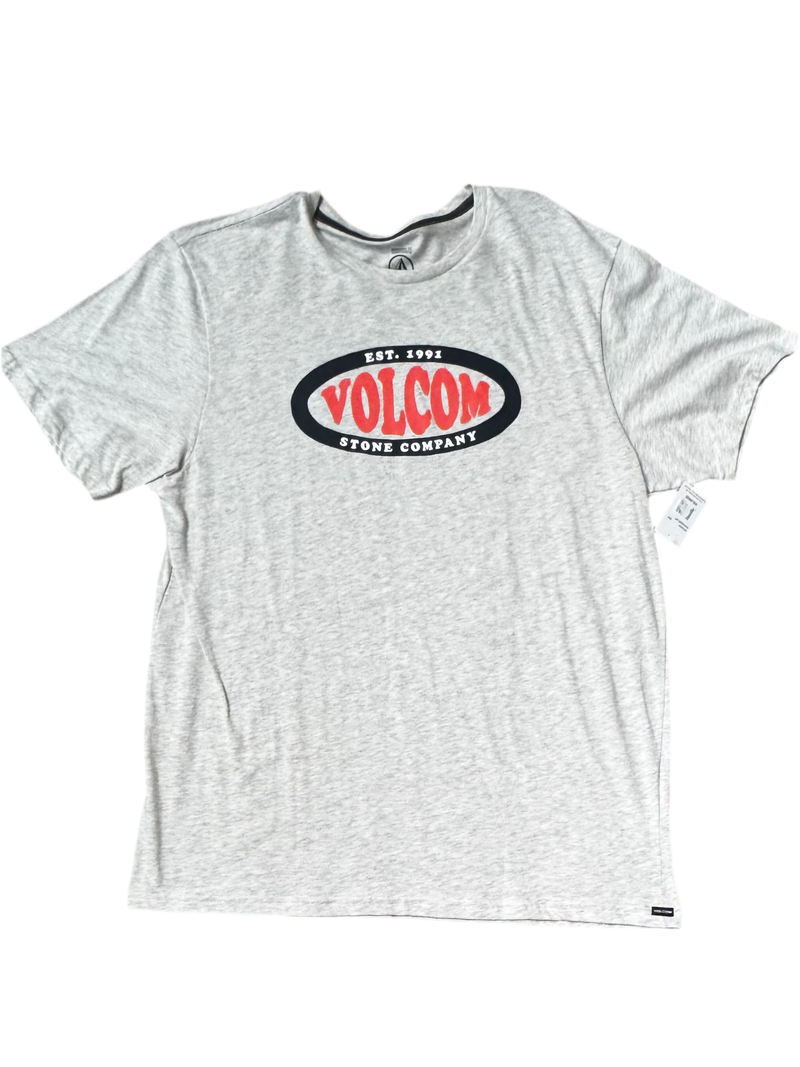 Volcom 'Schooner' Tee - Grey-1