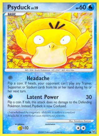 Psyduck 87/127 - Platinum Reverse Holofoil-1