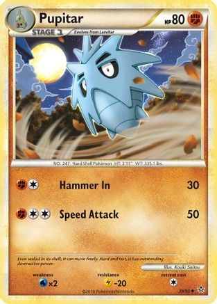 Pupitar (39)/95 - Unleashed Reverse Holofoil-1