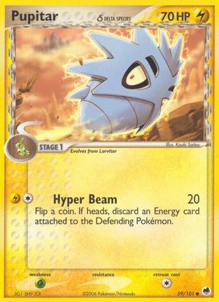 Pupitar (Delta Species) 59/101 - Dragon Frontiers-1