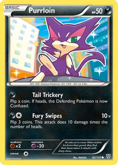 Purrloin (82)/135 - Plasma Storm Reverse Holofoil-1