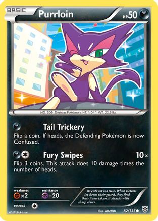 Purrloin (82)/135 - Plasma Storm Reverse Holofoil-1
