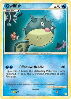 Qwilfish 50/123 - HeartGold SoulSilver-1
