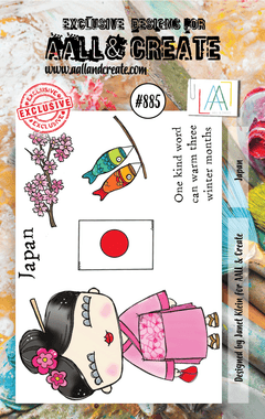AALL and Create Stamp Set -885 - Japan-1