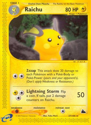 Raichu (27)/144 - Skyridge-1