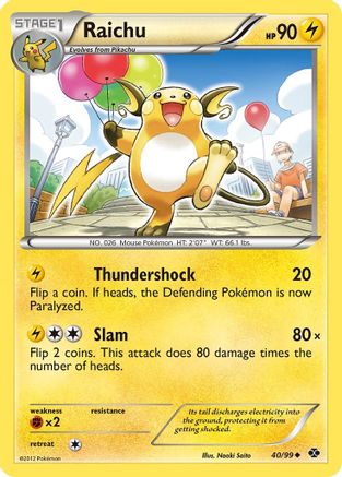 Raichu 40/99 - Next Destinies-1