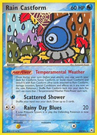 Rain Castform/101 - Hidden Legends Reverse Holofoil-1