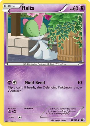 Ralts 59/113 - Legendary Treasures Reverse Holofoil-1