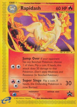 Rapidash (51) 51/53 - WoTC Promo-1