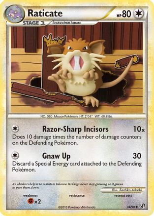 Raticate 34/90 - Undaunted-1