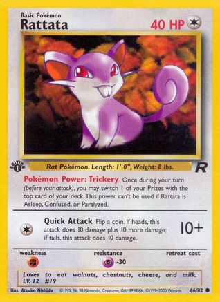 Rattata 66/82 - Team Rocket-1