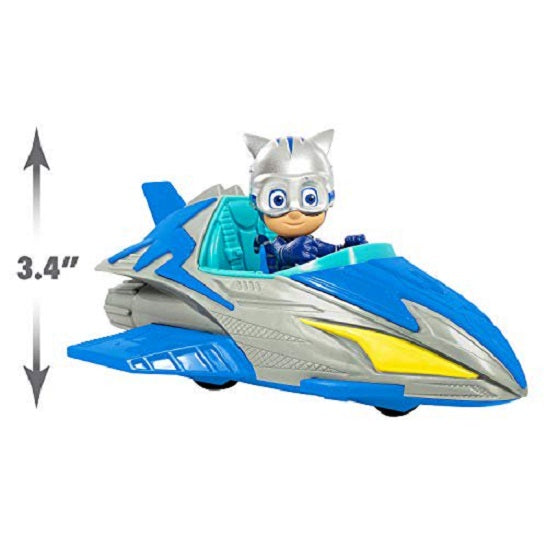 PJ Masks – Save the Sky Cat-Car with Catboy Figure (UPC: 886144958212)